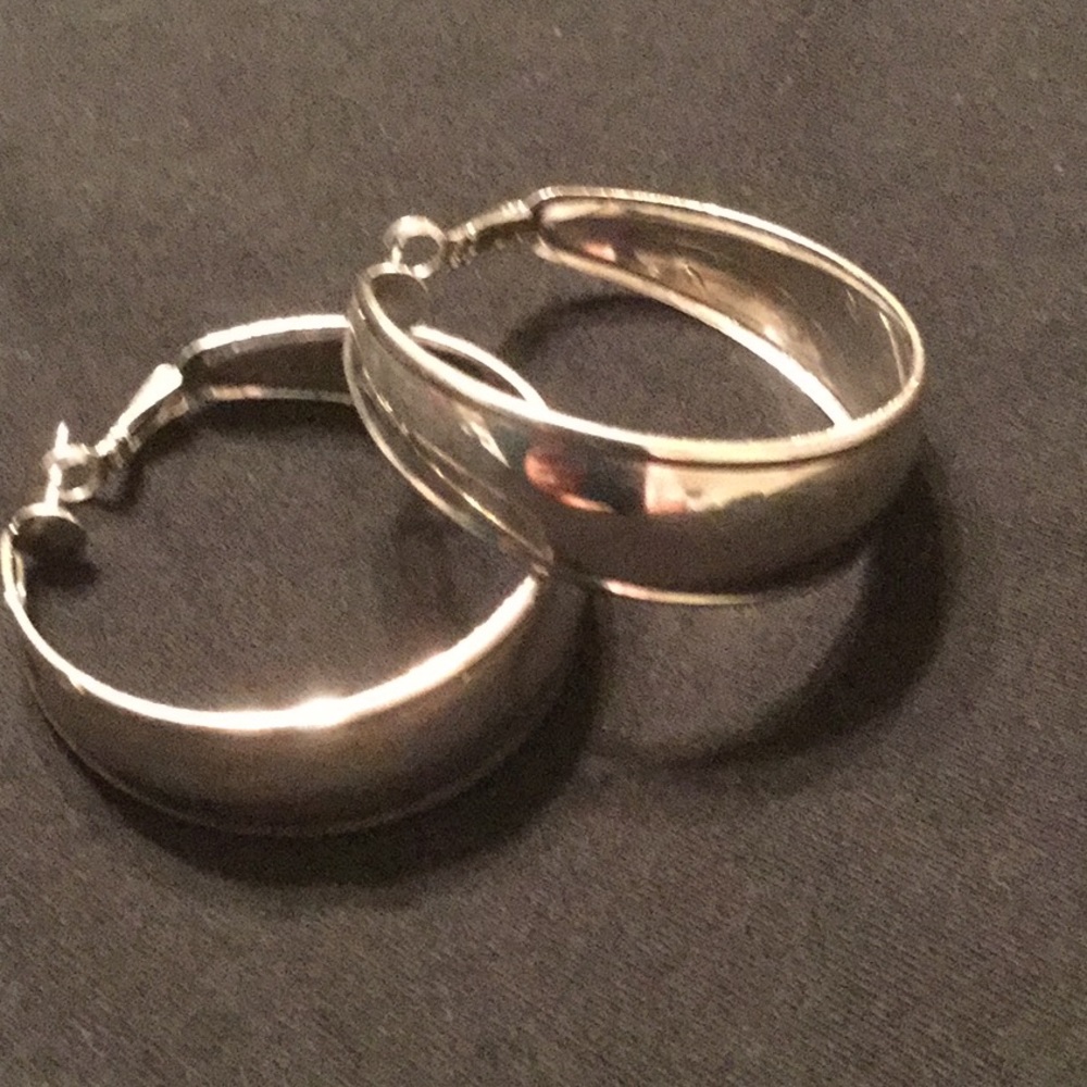Big hoop earrings very good condition.
